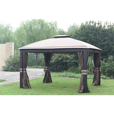 Designed to replace the canopy on 12 ft. Sunjoy Gazebo Replacement Canopy Top at Lowes.com