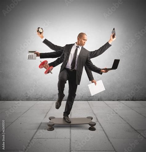 Multitasking Businessman Stockfotos Und Lizenzfreie Bilder Auf