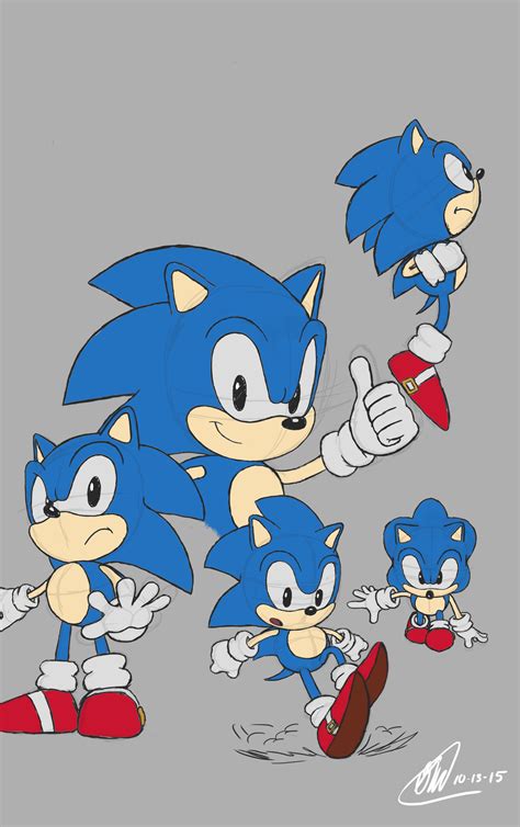 Classic Sonic Sketches By Poppin7581 On Deviantart