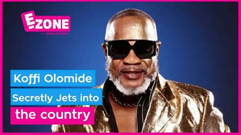 Koffi Olomide Secretly Jets Into The Country Four Years After