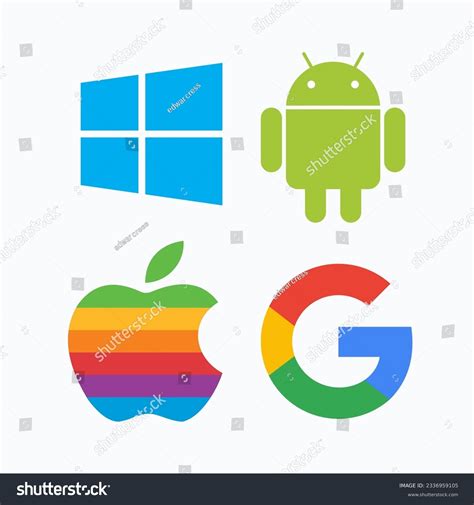 Types Of Operating System Logos