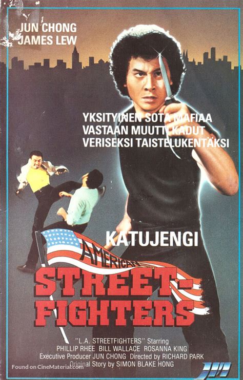 Los Angeles Streetfighter 1985 Finnish Vhs Movie Cover