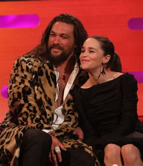 Emilia Clarke Says Jason Momoa Was Kind During Got Sex Scenes