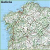 Large Galicia Maps for Free Download and Print | High-Resolution and ...