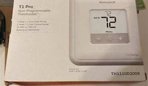 Honeywell TH1110D2009 T1 Pro Non Programmable Thermostat - White for