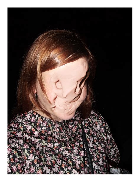Humorously Disturbing Portraits Of People With Oddly Malleable Faces