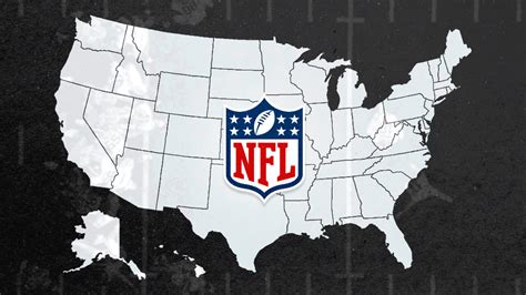 Looking For The Nfl Games On Tv Today In Your Market Heres The Map Of