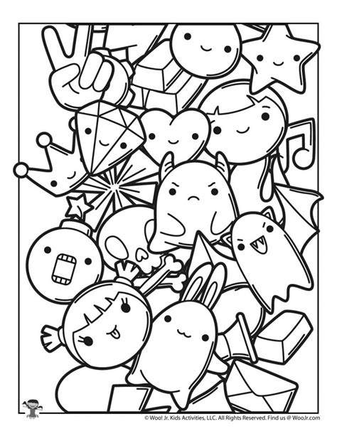 Kawaii Cute Coloring Pages Coloring Pages