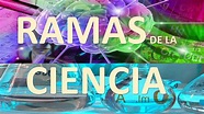 CONOCES LAS RAMAS DE LA CIENCIA Y SUS DISCIPLINAS - YouTube