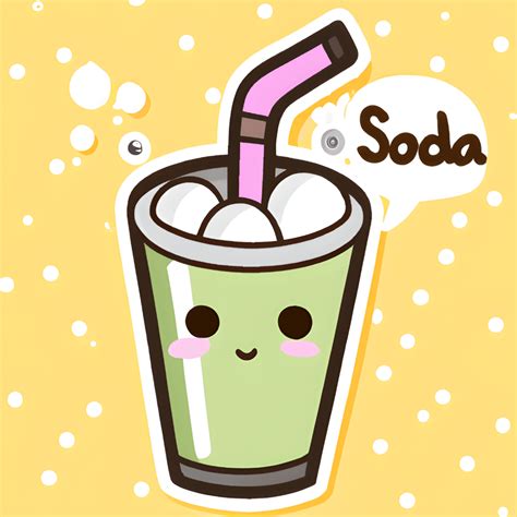 Kawaii Chibi Soda Drink Cartoon · Creative Fabrica