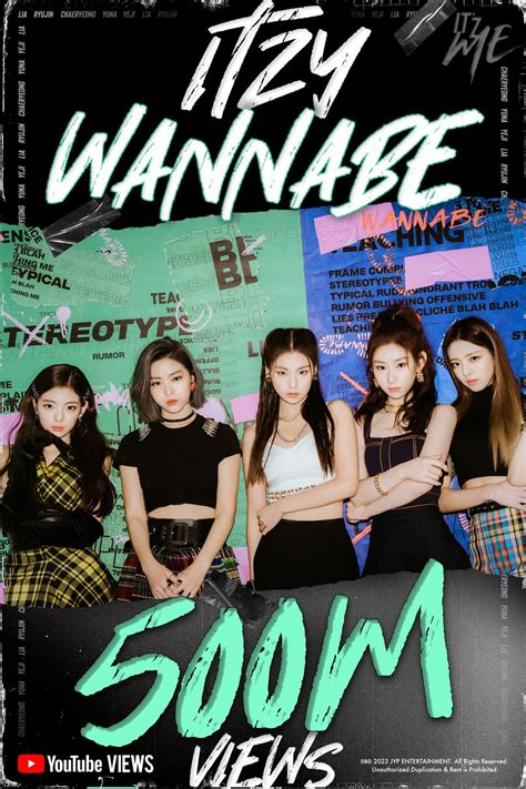 230503 Itzy Twitter Update Wannabe Mv Hits 500m Views🎉 How Long