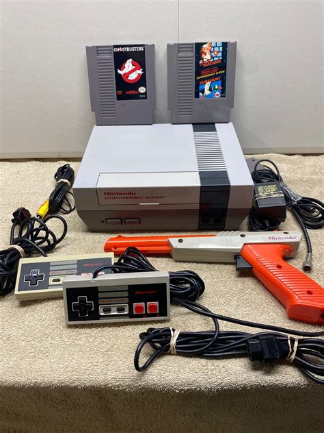 Nintendo Entertainment System Nes 001 Video Game Console With