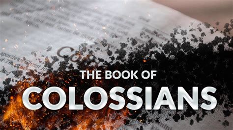 The Book Of Colossians Esv Dramatized Audio Bible Full Youtube