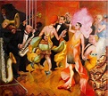 Big City, 1927/28 by Otto Dix (German 1891–1969) ....central panel of ...