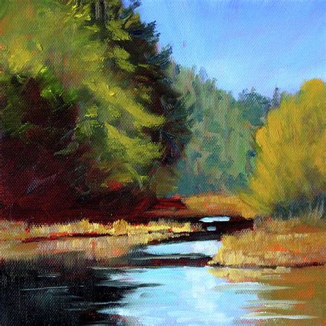 Afternoon On The River Landscape Art Prints By Nancy Merkle Landscape