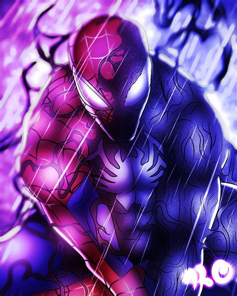 Symbiote Spider Man Commission By Kristhecheeto On Deviantart