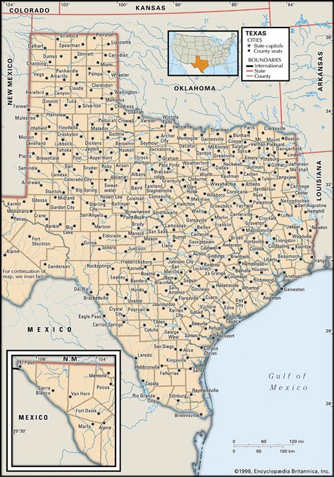 Political Map Of Texas Cities