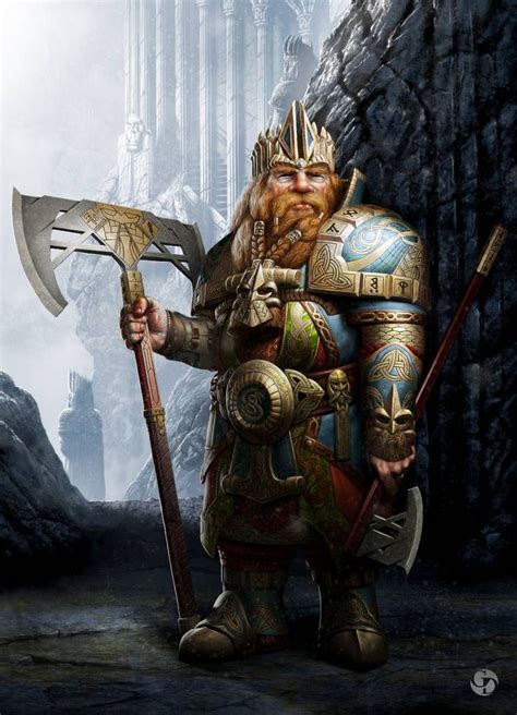 Dwarf Lord By Davidgaillet On Deviantart Fantasy Dwarf Dwarf Paladin
