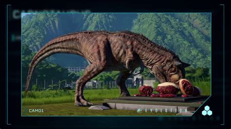 Carnotaurus Jurassic World Evolution Species Profile Youtube