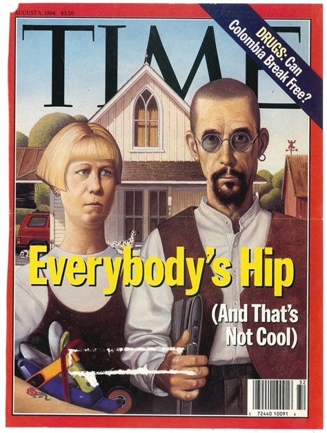 By C F Payne Time Magazine 8 August 1994 American Gothic Painting
