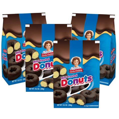 Little Debbie Frosted Mini Donuts 4 Bags