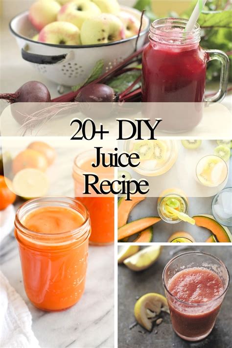 20 Refreshing Diy Juice Recipes Fun Easy Recipes Juicing Recipes