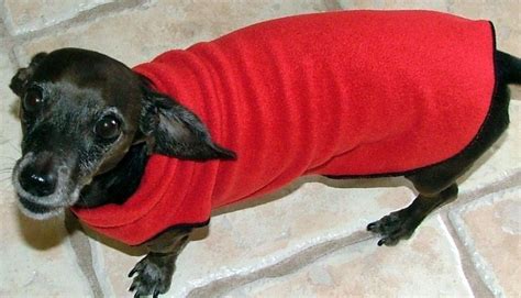 Cozy Fleece Dachshund Sweater Dachshund Sweater Fleece Sweater Sweaters