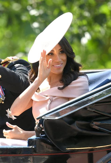 Meghan Markle Kate Middleton And Meghan Markle S First Trooping The