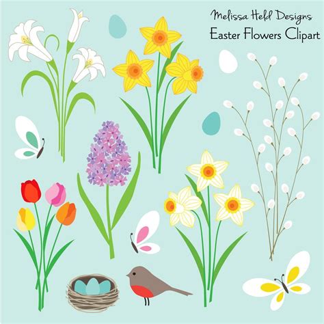 Easter Flowers Clip Art 10 Free Cliparts Download Images On