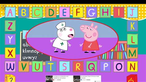 Peppa Pig Abcs Learn The Alphabet With Peppa Pig Youtube