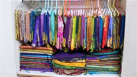 How To Organise Saree Indian Wardrobe Saree Organisation