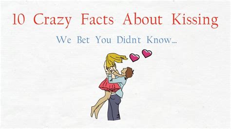 Top Crazy Facts About Kissing We Bet You Didn T Know Youtube