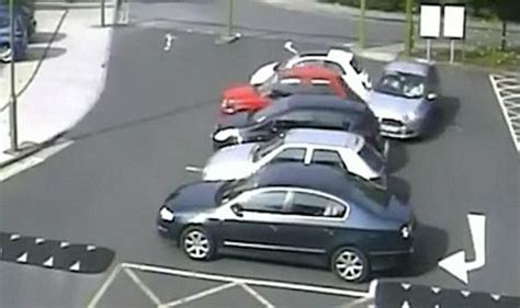 Video Driver Loses Control And Crashes Into Parked Cars With Bizarre Reversing Technique