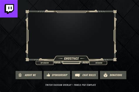 Free Twitch Stream Overlay Template 1 By Mattovsky On
