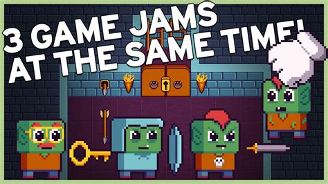 3 Game Jams At The Same Time Game Jam Devlog Youtube