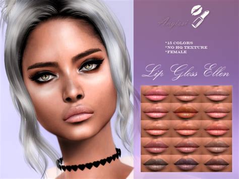 Lip Gloss Ellen By Angissi At Tsr Sims 4 Updates