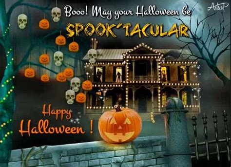 Spooktacular Halloween Greetings Free Happy Halloween Ecards 123
