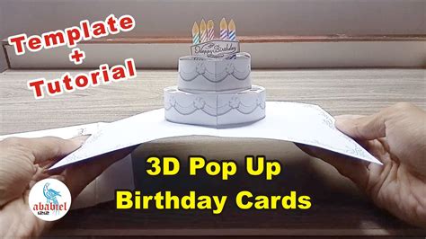 3d Pop Up Cards Birthday Cards Diy Youtube