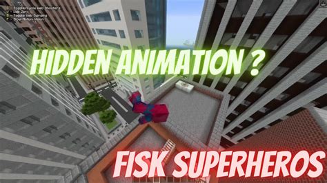 Hidden Animation In Fisk Superhero Spiderman Youtube