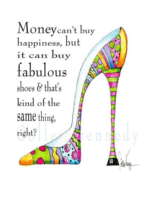 Illustration Funny Shoe Quote I Illustration Art By Coleen Kennedy