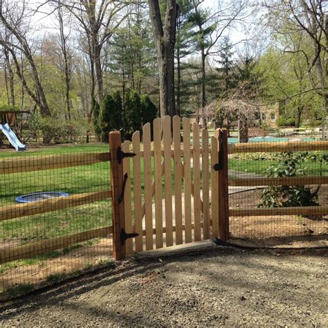 48 inch residential (assembled) ultra aluminum fence. CROWNED OPEN PICKET WOOD GATE WITH 3RAIL SPLIT RAIL ...