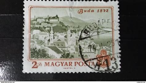 Rare 2ft Forint Magyar 1974 Buda1872 Hungary Budapest Used Stamp Timbre