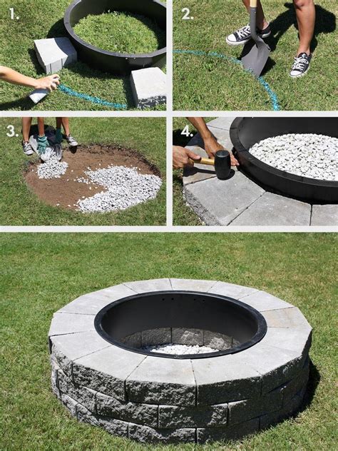 These diy firepits are budget friendly. Easy DIY Brick Fire Pit | Fire Pit Design Ideas