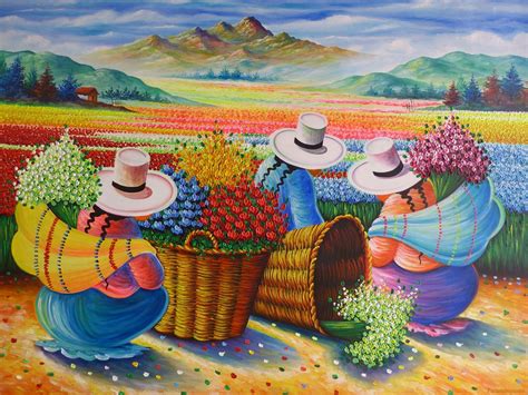 Peruvian Painting Pintura Peruana Pintura Peruana Autor Flickr