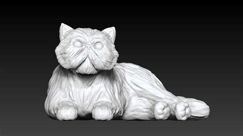 Cat Statue 3d Model Ready To Print 3d Model 3d Printable Cgtrader