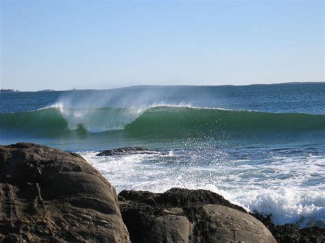 A Wave Breaks On The Coast Of Maine Pics4learning