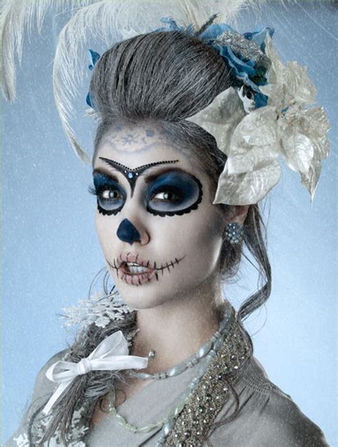 20 Cool Día De Los Muertos Sugar Skull Makeup Art Examples Hative