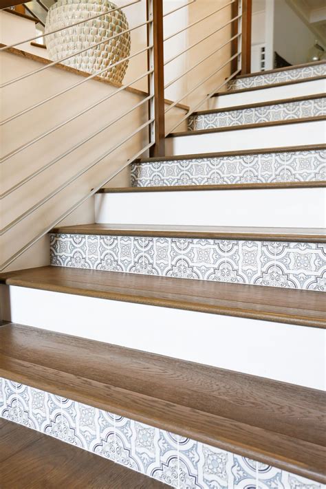 Pin By Lauren Long On My Ideal Home Tiled Staircase Wallpaper