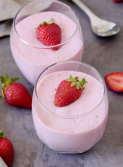 Strawberry Mousse Recipe Elavegan