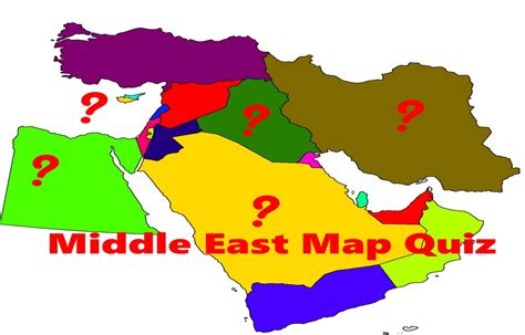 Middle East Map Quiz Challenge Yourself Quizondo